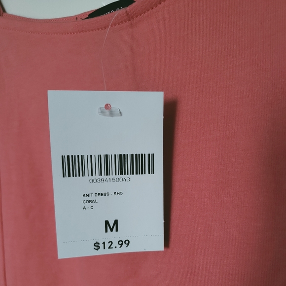 Coral mini dress - Picture 2 of 4